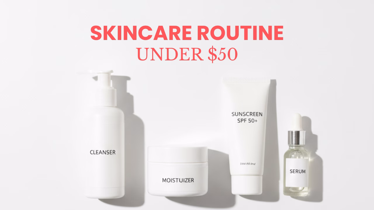detailed guide to build a minimalist skincare routine under $50